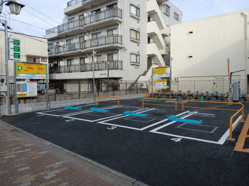 コインパーキング設備の施工